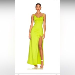 Camila Coelho - Reyna Maxi Dress in Lime Green - Size Small